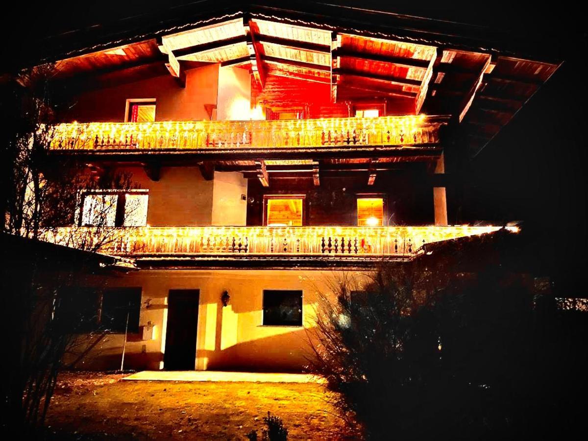 Ferienwohnung Platzhirsch Panorama View Balkon, Gartensauna, Garten, Grillplatz Stumm Exteriör bild