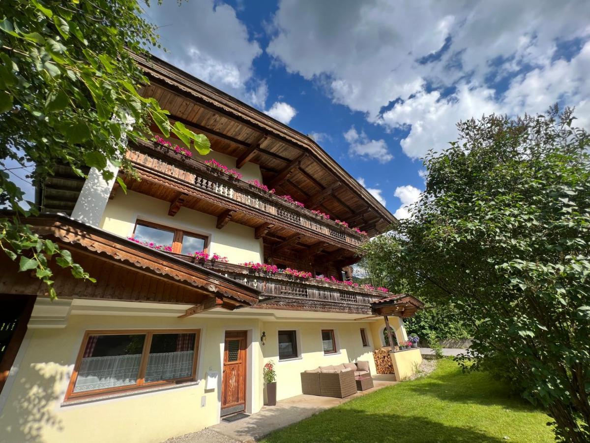 Ferienwohnung Platzhirsch Panorama View Balkon, Gartensauna, Garten, Grillplatz Stumm Exteriör bild