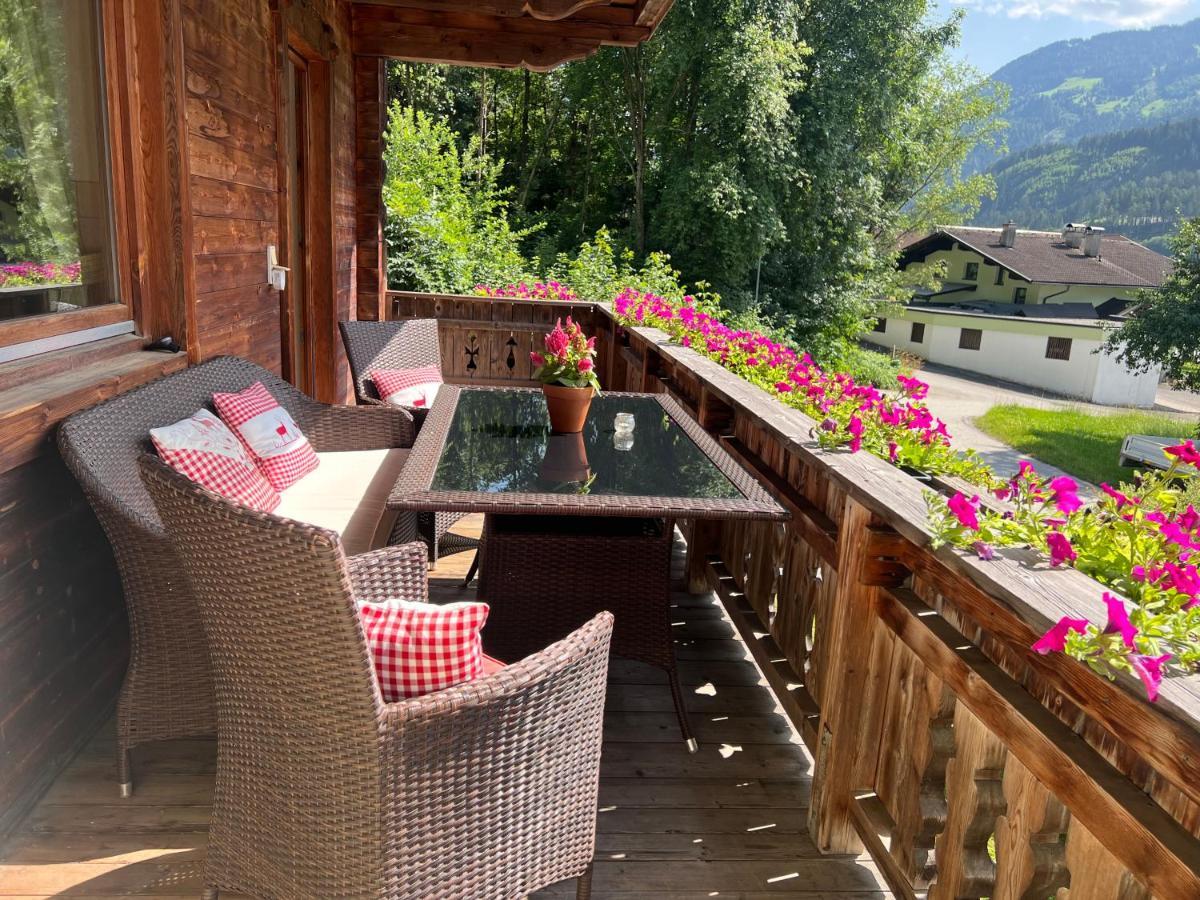 Ferienwohnung Platzhirsch Panorama View Balkon, Gartensauna, Garten, Grillplatz Stumm Exteriör bild